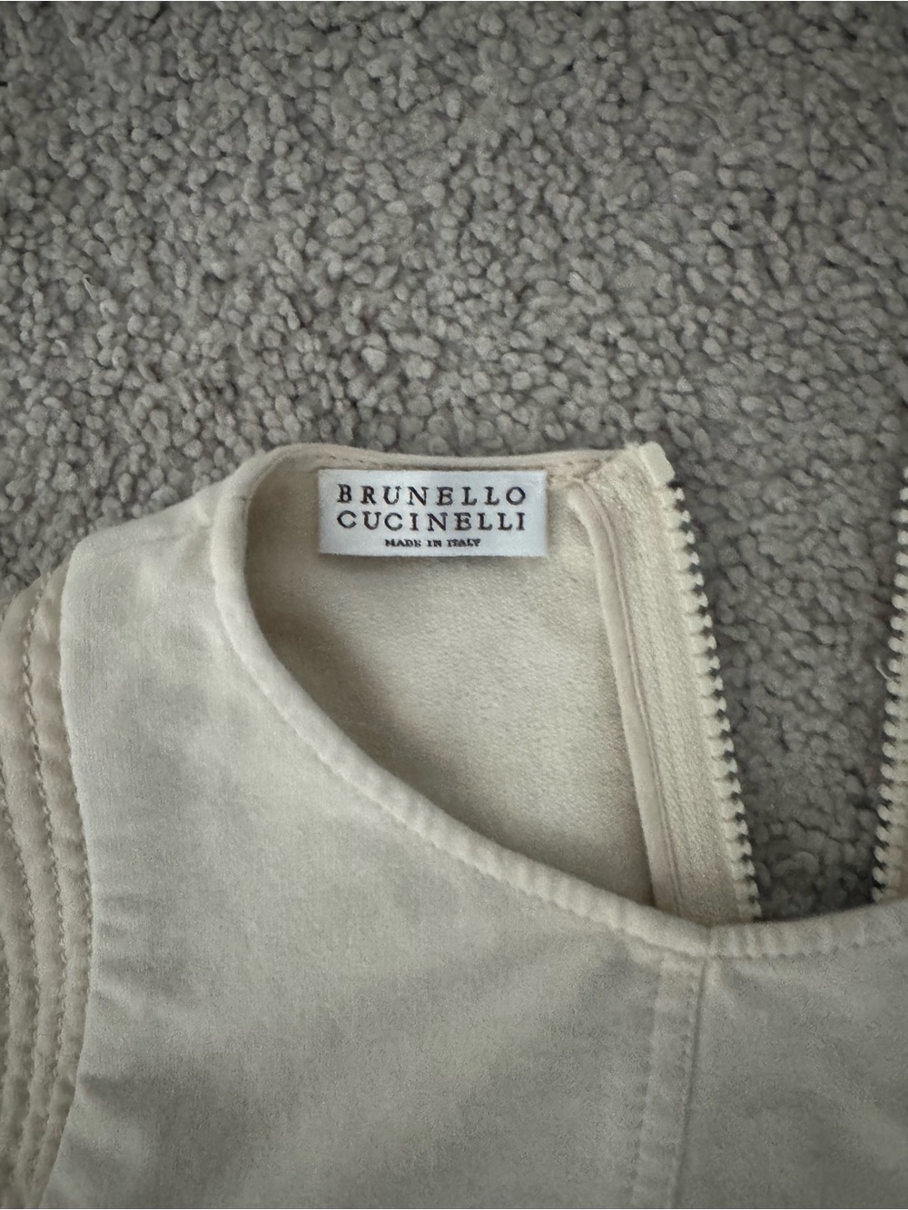 Brunello Cucinelli Sleeveless Cotton Jersey Shift Dress Small - Picture 7 of 12